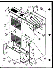 (Ghi45a25 / P6983101f) (Ghi70a30 / P6983102f) (Ghi70a40 / P6983103f) (Ghi90a30 / P6983104f) (Ghi90a50 / P6983105f) parts for Amana Furnace GHI70A40/P6983103F from AppliancePartsPros.com