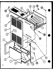 (Ghi45a25 / P6983119f) (Ghi70a30 / P6983120f) (Ghi70a40 / P6983121f) (Ghi90a30 / P6983122f) (Ghi90a50 / P6983123f) parts for Amana Furnace GHI90A30/P6983122F from AppliancePartsPros.com