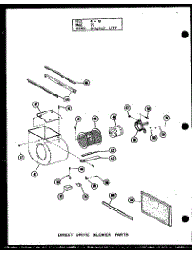 Direct Drive Blower Parts parts for Amana Furnace GHM120DE-5/P96420-20F from AppliancePartsPros.com