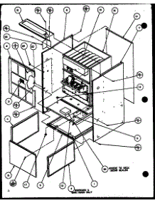 Cabinet Assembly parts for Amana Furnace GHN70A30/P9961508F from AppliancePartsPros.com