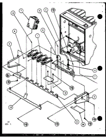 Gas Burners And Manifold parts for Amana Furnace GHN70A40/P9961503F from AppliancePartsPros.com