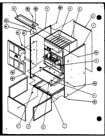 Cabinet Assembly parts for Amana Furnace GHN90A50/P9961505F from AppliancePartsPros.com