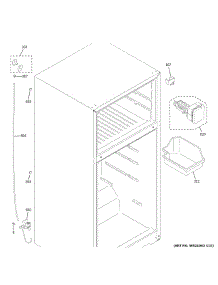 Ice Maker parts for Ge Top-Mount Refrigerator GIE18DTNBRBB from AppliancePartsPros.com