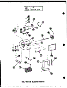 Belt Drive Blower Parts (Gl-105E / P96328-1F) (Gl-120E / P96328-3F) (Gl-140E / P96328-5F) (Gl-160E / P96328-7F) parts for Amana Furnace GL-120E-4/P96328-4F from AppliancePartsPros.com