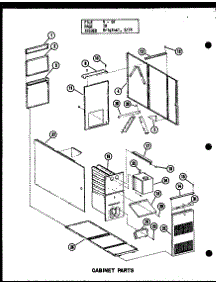 Cabinet Parts (Gl-105E-3 / P96328-2F) (Gl-120E-4 / P96328-4F) (Gl-140E-5 / P96328-6F) parts for Amana Furnace GL-140E/P96328-5F from AppliancePartsPros.com