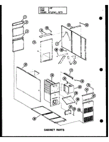Cabinet Parts (Gl-105E / P96253-1F) (Gl-105E / P96302-1F) (Gl-120E / P96253-3F) (Gl-120E / P96302-3F) (Gl-140E / P96253-5F) (Gl-140E / P96302-5F) (Gl-160E / P96253-7F) (Gl-160E / P96302-7F) (Gl-200E / P96253-8F) (Gl-200E / P96302-8F) parts for Amana Furnace GL-160E/P96302-7F from AppliancePartsPros.com