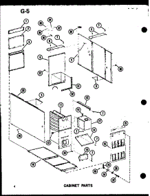 Cabinet Parts parts for Amana Furnace GL105M-R3/P96522-1F from AppliancePartsPros.com