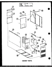 Cabinet Parts (Gl105e-R3 / P96328-14F) (Gl120e-R3 / P96328-15F) (Gl140e-R4 / P96328-16F) (Gl160e-R4 / P96328-17F) (Gl200e-R4 / P96328-18F) parts for Amana Furnace GL160E-R4/P96381-9F from AppliancePartsPros.com