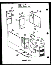 Cabinet Parts (Gl105e-R3 / P96381-1F) (Gl120e-R3 / P96381-2F) (Gl140e-R4 / P96381-3F) (Gl160e-R4 / P96381-4F) (Gl200e-R4 / P96381-5F) parts for Amana Furnace GL160E-R4/P96381-9F from AppliancePartsPros.com