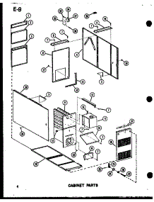 Cabinet Parts parts for Amana Furnace GLE105M-R3/P96484-1F from AppliancePartsPros.com