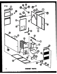 Cabinet Parts parts for Amana Furnace GLE140N-R4/P68835-3F from AppliancePartsPros.com