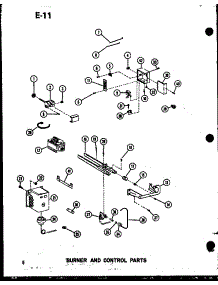 Burner And Control Parts parts for Amana Furnace GLE160M-R4/P96484-4F from AppliancePartsPros.com