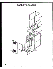 Cabinet & Panels parts for Amana Furnace GMI100A50A/P1171607F from AppliancePartsPros.com