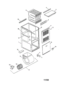 Unit Assembly parts for Gmc Furnace GMN080-4 from AppliancePartsPros.com
