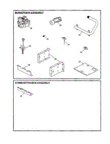 Burner / Combustion Box Assembly parts for Goodman Furnace GMPH120-5 from AppliancePartsPros.com
