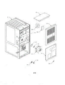 Cabinet parts for Goodman Furnace GMPN060-3 from AppliancePartsPros.com