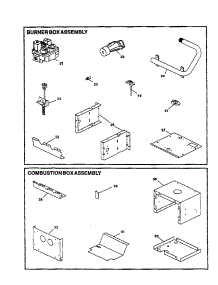 Burner / Combustion Box Assemblies parts for Goodman Furnace GMPN100-5 from AppliancePartsPros.com