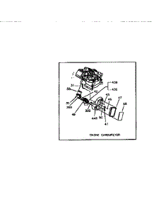 Air Cleaner And Carburetor parts for Generac Lawn & Garden Engine GN190 from AppliancePartsPros.com