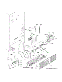 Machine Compartment parts for Ge Bottom-Mount Refrigerator GNE21FMKVFES from AppliancePartsPros.com