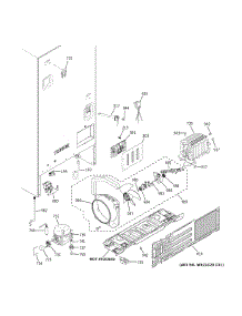 Machine Compartment parts for Ge Bottom-Mount Refrigerator GNE21FSKJFSS from AppliancePartsPros.com