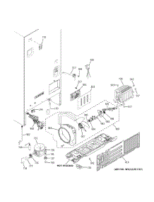 Machine Compartment parts for Ge Bottom-Mount Refrigerator GNE25JSKJFSS from AppliancePartsPros.com