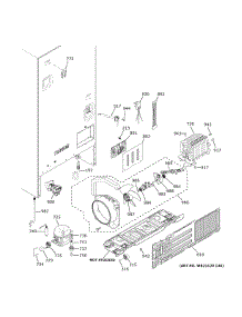 Machine Compartment parts for Ge Bottom-Mount Refrigerator GNE27JYMWFFS from AppliancePartsPros.com