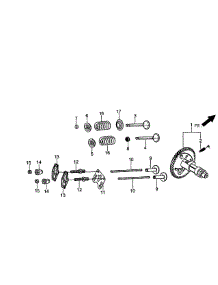 Camshaft parts for Generac Generator GP5500-5939-4 from AppliancePartsPros.com