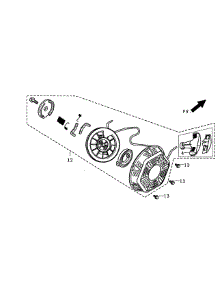 Starter parts for Generac Generator GP5500-5939-4 from AppliancePartsPros.com