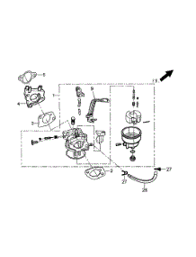 Carburetor parts for Generac Generator GP5500-5939-5 from AppliancePartsPros.com