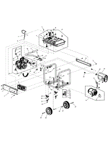 Frame Assy parts for Generac Generator GP5500-5939-6 from AppliancePartsPros.com