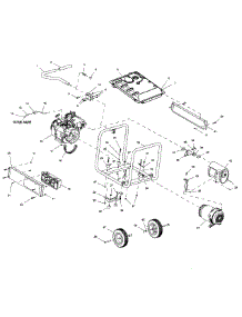 Frame Assy parts for Generac Generator GP6500-5940-1 from AppliancePartsPros.com