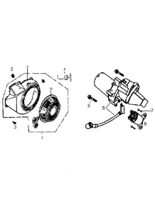 Starter parts for Generac Generator GP6500E-5941-1 from AppliancePartsPros.com