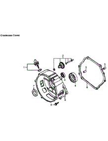 Crankcase Cover parts for Generac Generator GP6500E-5941-2 from AppliancePartsPros.com
