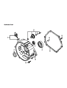Crankcase Cover parts for Generac Generator GP6500E-5941-3 from AppliancePartsPros.com