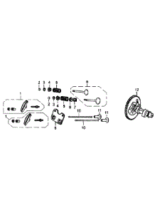 Rocker / Camshaft parts for Generac Generator GP7500E-5943-0 from AppliancePartsPros.com