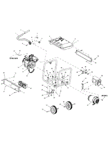 Frame Assy parts for Generac Generator GP7500E-5943-2 from AppliancePartsPros.com