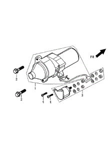 Starter parts for Generac Generator GP7500E-5943-2 from AppliancePartsPros.com