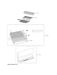 Freezer Section parts for Ge Top-Mount Refrigerator GPE12FGKCBB from AppliancePartsPros.com