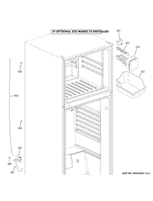 Ice Maker parts for Ge Top-Mount Refrigerator GPE12FSKESB from AppliancePartsPros.com