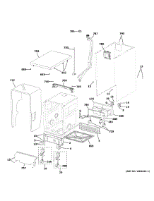 Body Parts (2) parts for Ge Dishwasher GPT145SSL0SS from AppliancePartsPros.com