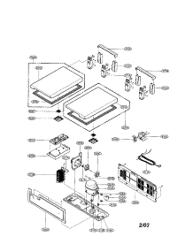 Unit / Doors parts for Lg Refrigerator GR-K13PBQ from AppliancePartsPros.com