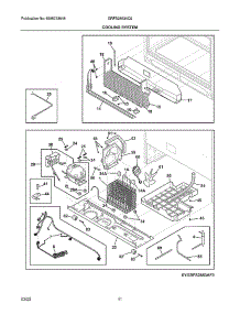 Cooling System parts for Frigidaire Bottom-Mount Refrigerator GRFS2853AD2 from AppliancePartsPros.com