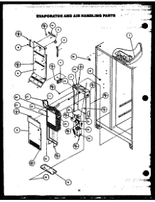Evaporator And Air Handling Parts parts for Modern Maid Side-By-Side Refrigerator GRH220-1D from AppliancePartsPros.com