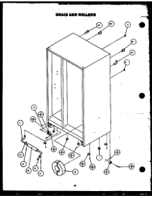 Drain And Rollers parts for Modern Maid Side-By-Side Refrigerator GRH220-1D from AppliancePartsPros.com