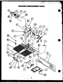 Machine Compartment Parts parts for Modern Maid Side-By-Side Refrigerator GRH220-1W from AppliancePartsPros.com