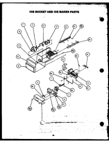 Ice Bucket And Ice Maker Parts parts for Modern Maid Side-By-Side Refrigerator GRH220-1W from AppliancePartsPros.com