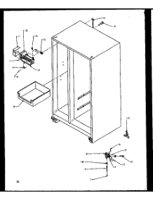 Factory Installed Ice Maker (Gri2001ww / P1168201ww) parts for Modern Maid Side-By-Side Refrigerator GRH2202WW/P1168102WW from AppliancePartsPros.com