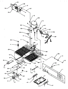 Machine Compartment parts for Modern Maid Side-By-Side Refrigerator GRH2203B/P1168106WE from AppliancePartsPros.com