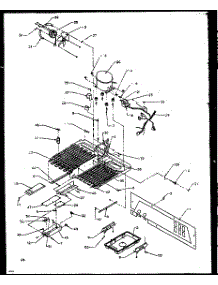 Machine Compartment (Gri2001ww / P1168201ww) (Grh2202be / P1168103we) (Grh2401sww / P1168101ww) parts for Modern Maid Side-By-Side Refrigerator GRH2401SWW/P1168101WW from AppliancePartsPros.com