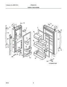 Fresh Food Doors|Ffgrmc2273bf.Svg parts for Frigidaire Bottom-Mount Refrigerator GRMC2273CD00 from AppliancePartsPros.com
